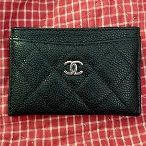 Chanel Black Quilted Wallet